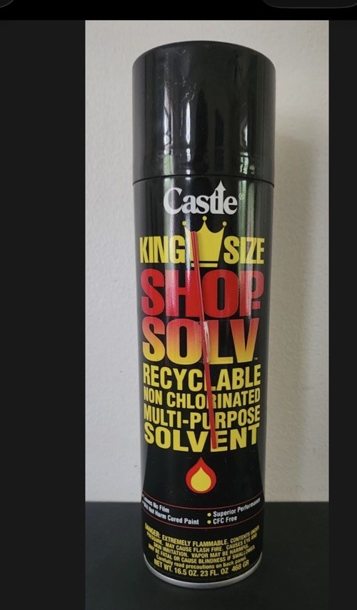 QTY 1 CASTLE C2495 SHOP SOLV NON CHLORINATED MULTI-PURPOSE SOLVENT NOS