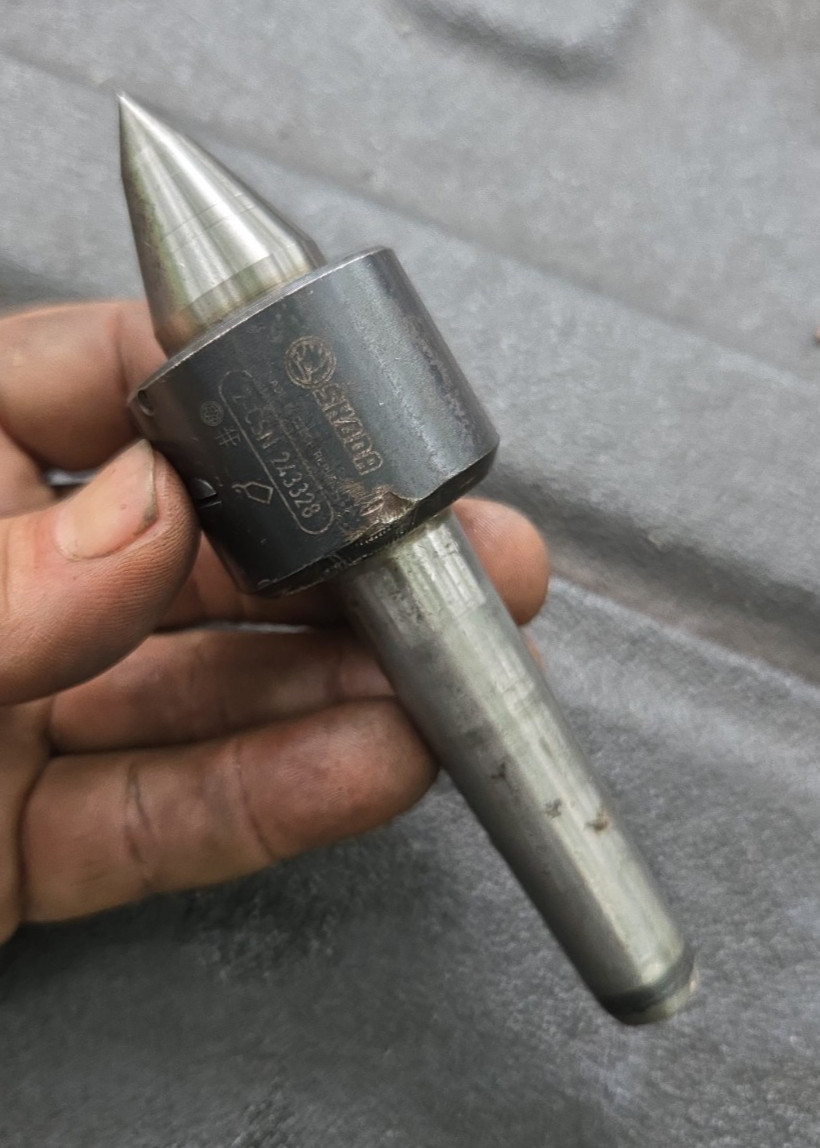 Skoda MT 2 Morse Taper Extended Point Live Center Hardinge Southbend Monarch