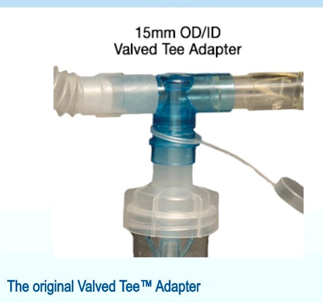 Lot Of 20 —CareFusion AirLife 002061 Tee Adapter with Valve 22 mm~FREE SHIPPING