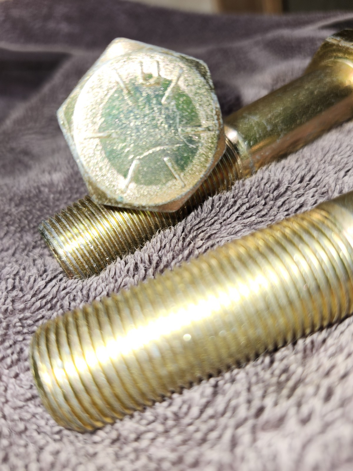 3/4 - 14x4 Grade 8 Bolts.  LOT OF 10 BOLTS 