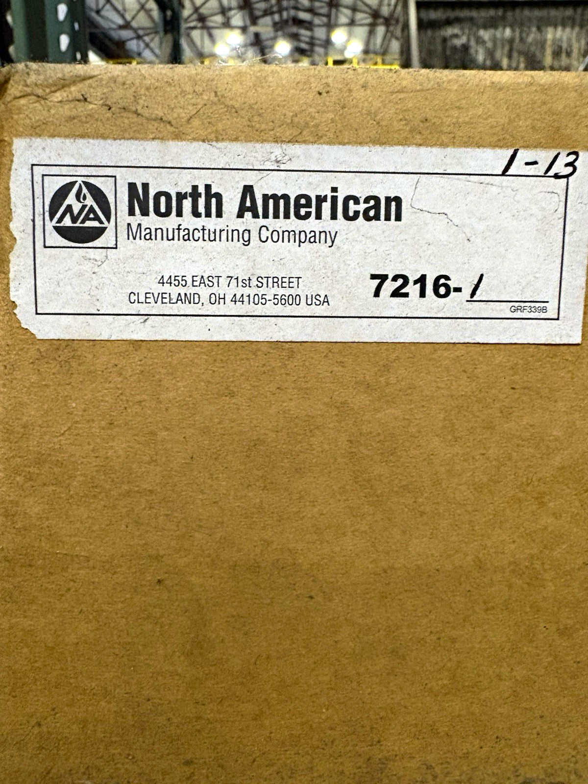Fives North American  7216-1 Gas/Air Ratio Regulator,  New in box.