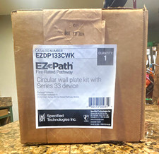 EZ Path EZDP133CWK Fire-Rated Pathway Circular Wall Plate Kit Series 33 picture