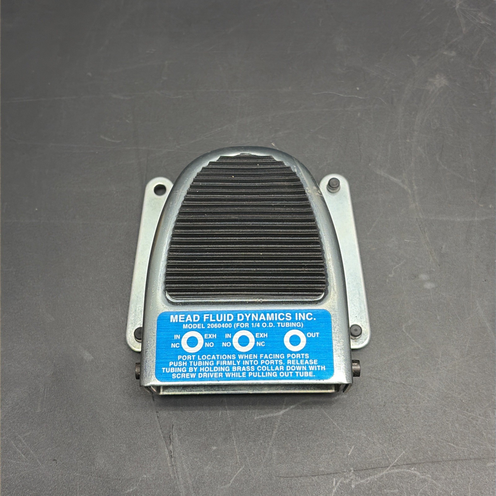 NOS 2060400 MEAD FLUID DYNAMICS FOOT PEDAL 1/4\