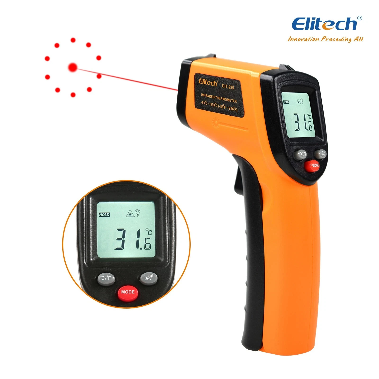 LCD Digital Non-contact Laser IR Infrared Thermometer Temp Meter Temperature Gun LCD Digital Non-contact Laser IR Infrared Thermometer Temp Meter Temperature Gun