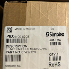 NEW Simplex 4100-6308 ES NET SM Fiber Media Card   FAST  a picture