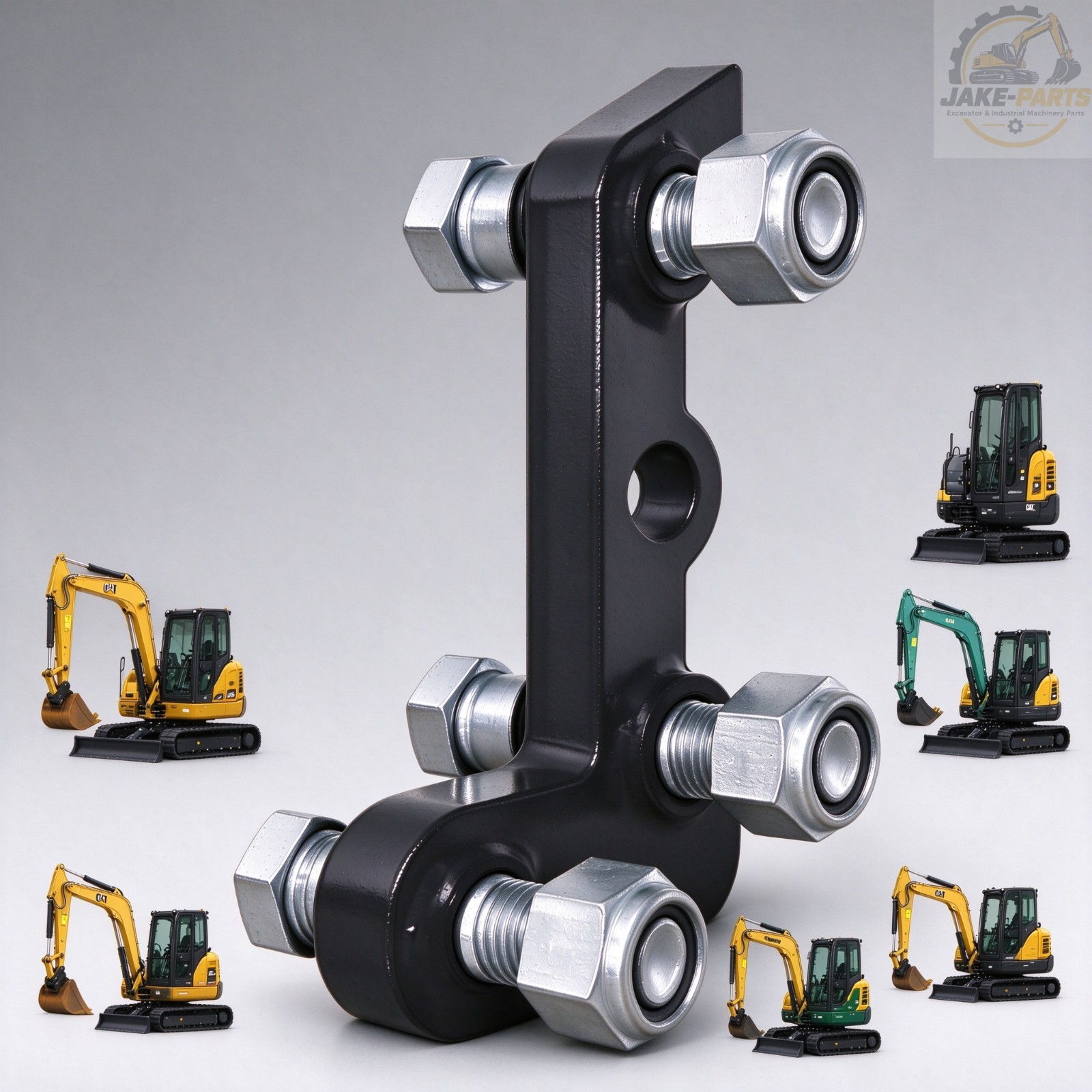 Single L-Shaped Bracket Kit AGT Mini Excavators 3-Hole Hydraulic Thumb Attachmen