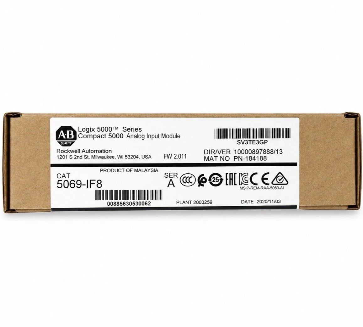 Allen-Bradley 5069-IF8 Compact 5000 Analog Input Card New In Factory Sealed Box