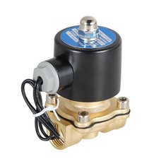 1/2 in 12V DC Brass Electric Solenoid Valve NPT Gas Water Air Normally Closed picture