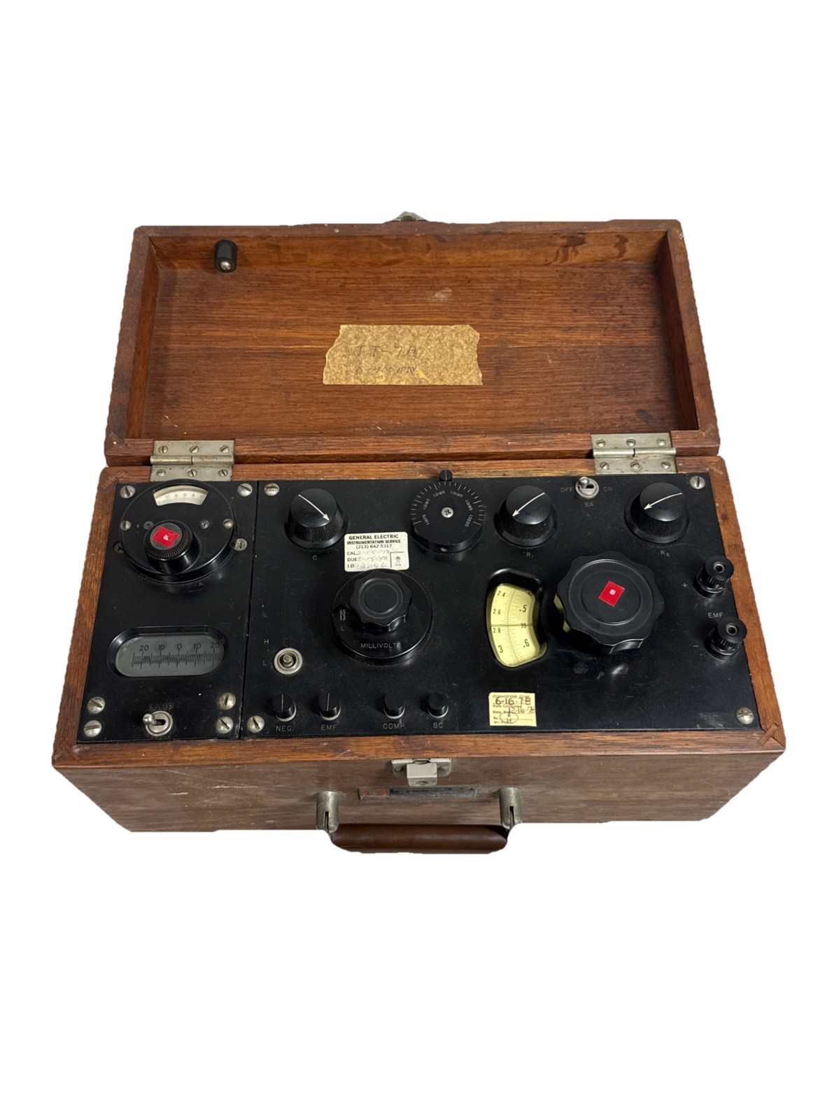 Vintage Honeywell Rubicon Instruments Model 2745 Potentiometer Test Unit