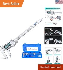 Professional 8-Inch Digital Caliper - Splash-Proof & Auto Shut-Off Functionality picture
