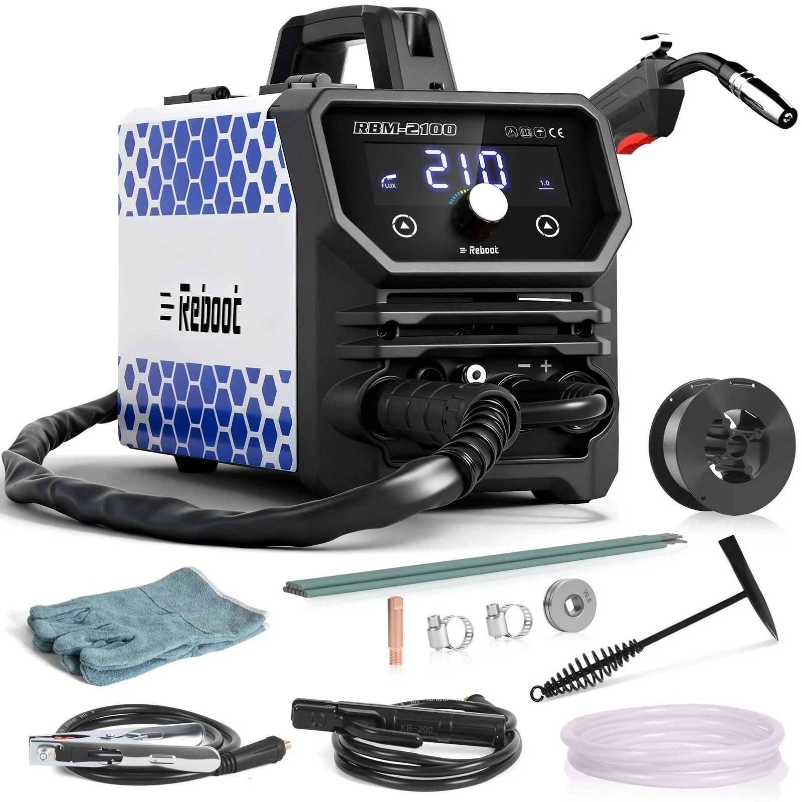 Reboot 210A MIG Welder,4-in-1 120V Welding Machine Reboot 210A MIG Welder,4-in-1 120V Welding Machine
