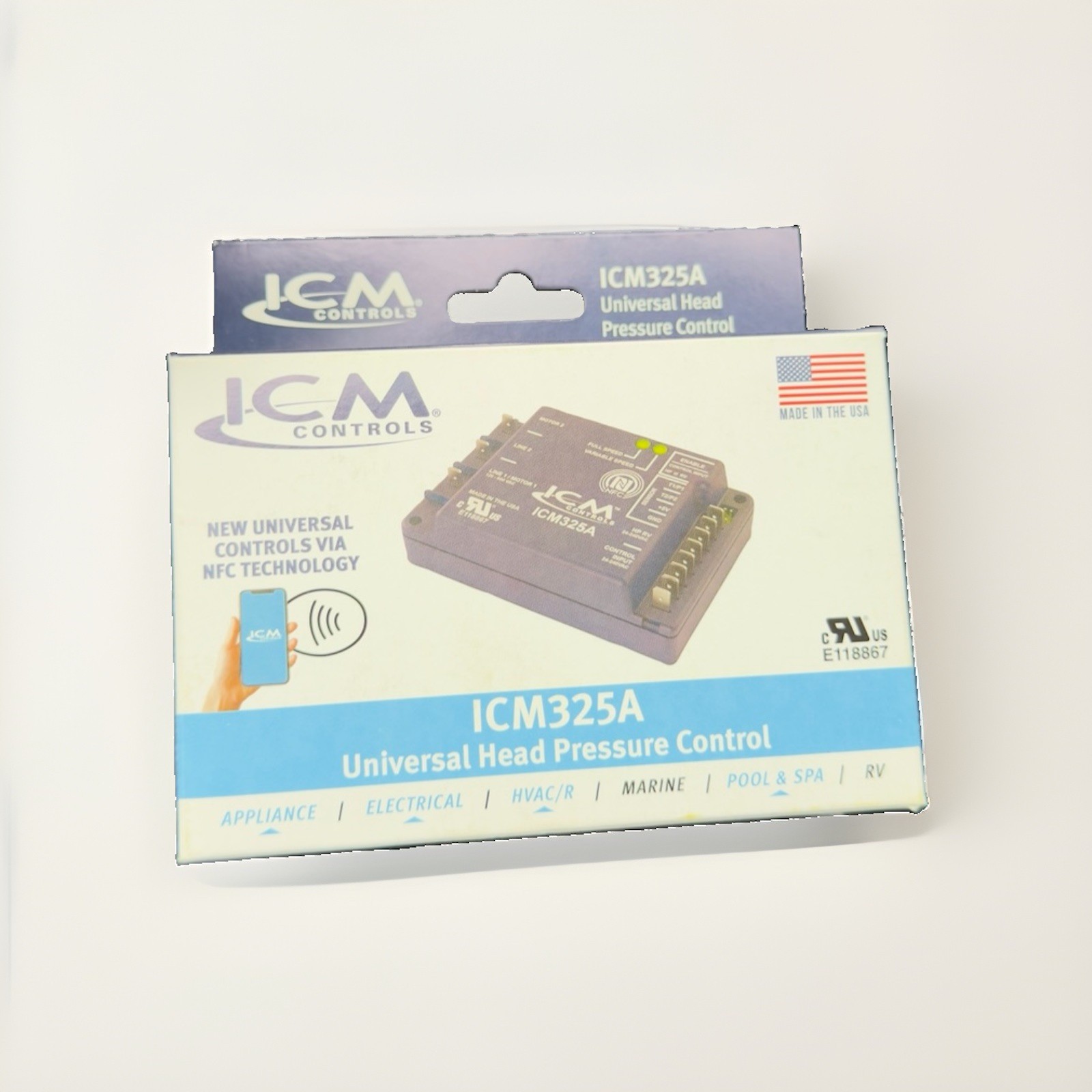 ICM Controls ICM325A Low Ambient Head Pressure Control New In Box