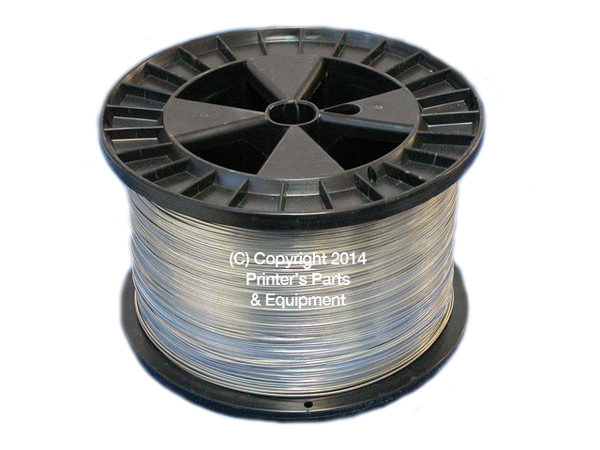 Flat Stitching Wire 5lb Spool of 20 x 24 Gauge Galvanised Bindery Stitchers