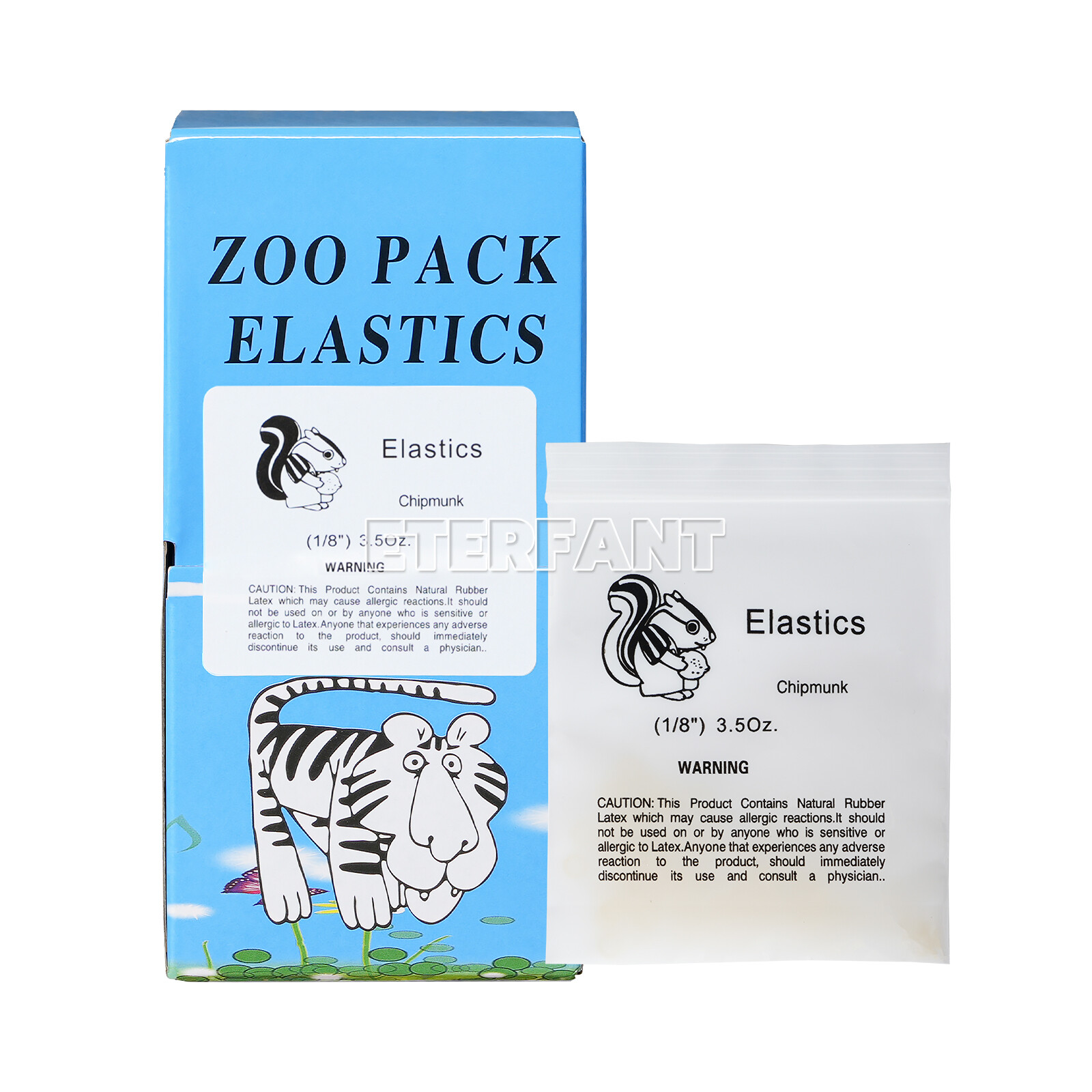 5000PCs ETERFANT Dental Orthodontic Elastics Rubber Bands Latex Braces 3.5oz