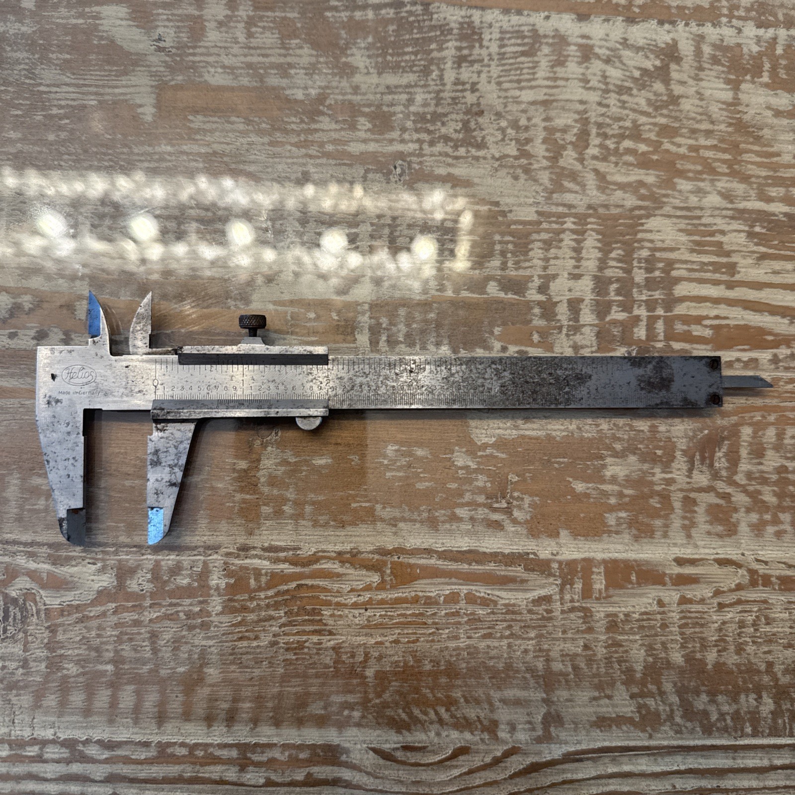 Vintage Stainless Helios Vernier Calipers Made in Germany inch / mm