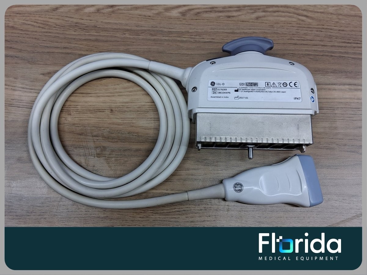 2017 GE 11L-D LINEAR ARRAY ULTRASOUND TRANSDUCER PROBE REF 5176269 TESTED**