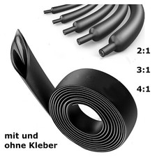 Black Heat Shrink Tubing 2:1 3:1 4:1 - With/Without Adhesive - UL Approval picture
