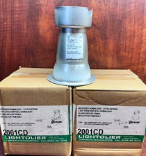 2 Pk Philips Lightolier 2001CD, White Reflector Trim for 3-3/4