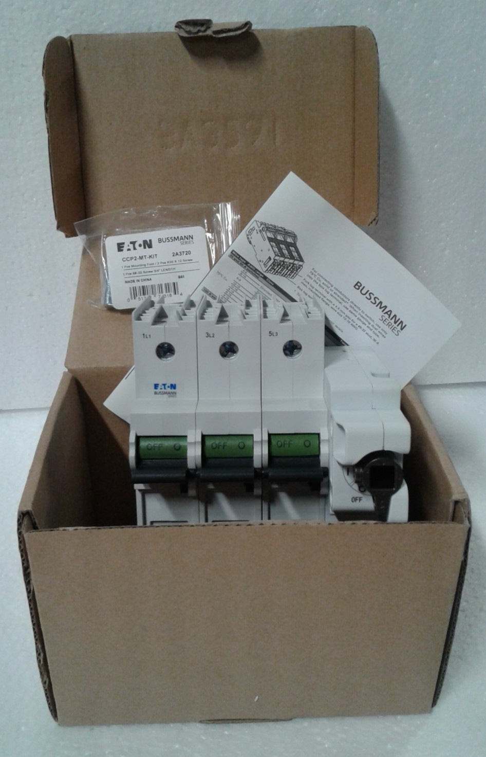 Eaton Bussmann CCP2R-3-100CF CUBEFuse Fusible Disconnect 100A 600V 3‑Pole - NEW