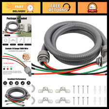 6FT Non-Metallic Liquid Tight Electrical Whip Kit, 10/3 Gauge THHN Wire for HVAC picture