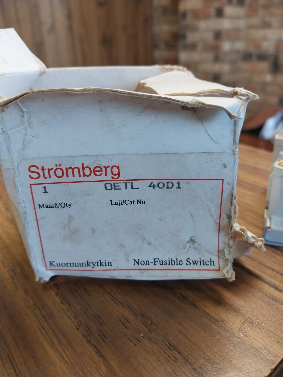 Stromberg OETL 40D1 Rotary Panel Switch 50/60Hz NON Fusible 