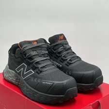 New Balance Fresh Foam Cremorne Men 5.5 Black Comp Toe Safety Work Shoes Eby5790 picture