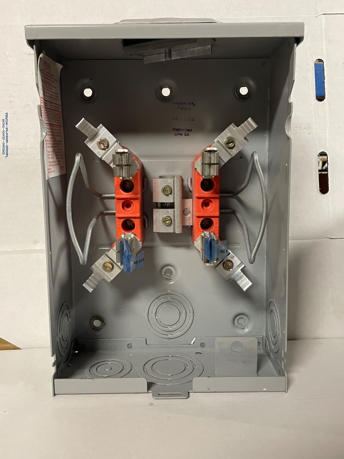 MILBANK Series U-125 Type 3R Enclosure 150 Amp Max Meter