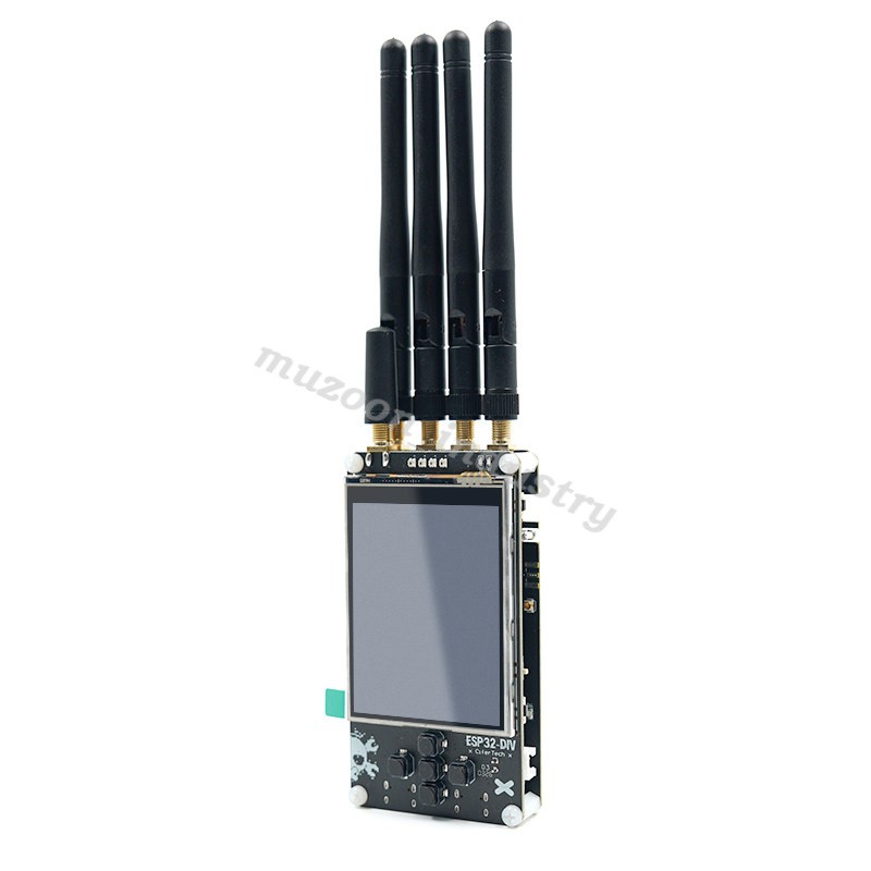 ESP32-DIV V2.0 NRF24 Chip ESP32 Development Board Handheld Analysis Long Antenna ESP32-DIV V2.0 NRF24 Chip ESP32 Development Board Handheld Analysis Long Antenna