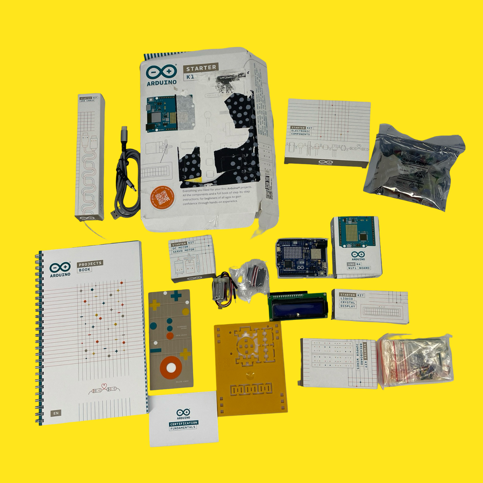 Arduino Starter Kit R4 K000007_R4 – Learn Electronics and Coding #5536 z65/61 Arduino Starter Kit R4 K000007_R4 – Learn Electronics and Coding #5536 z65/61