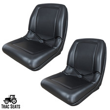 Two (2) Black High Back Seats for Artic Cat Prowler 550 650 700 1000 (1506-925) picture