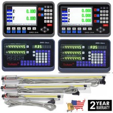 TOAUTO Linear Scale 5um 1um DRO Digital Readout 2/3 Axis Travel Length 4