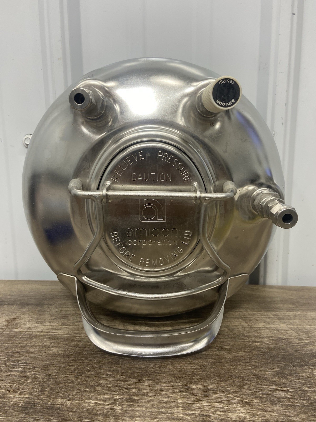 Alloy Products Stainless Steel Tank Pressure Vessel Amicon 125 psi