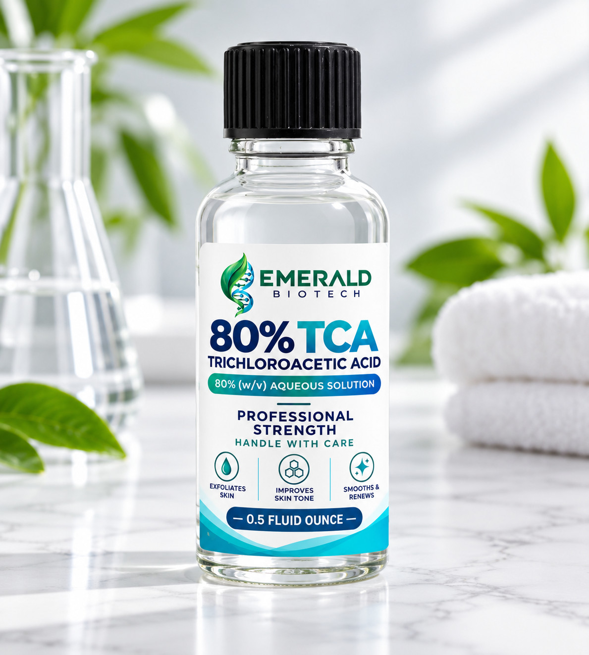 Trichloroacetic Acid, ACS, TCA 80% 0.5 oz
