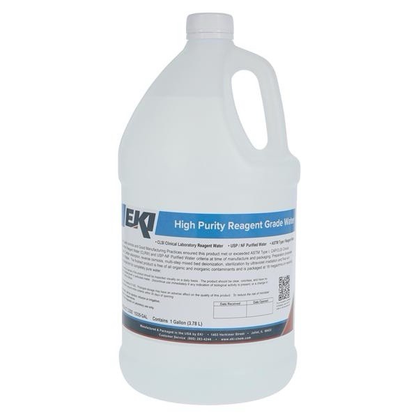 Chemistry Reagent Deionized Water Reagent Grade/ASTM Type I 100% 1 gal. | 15335