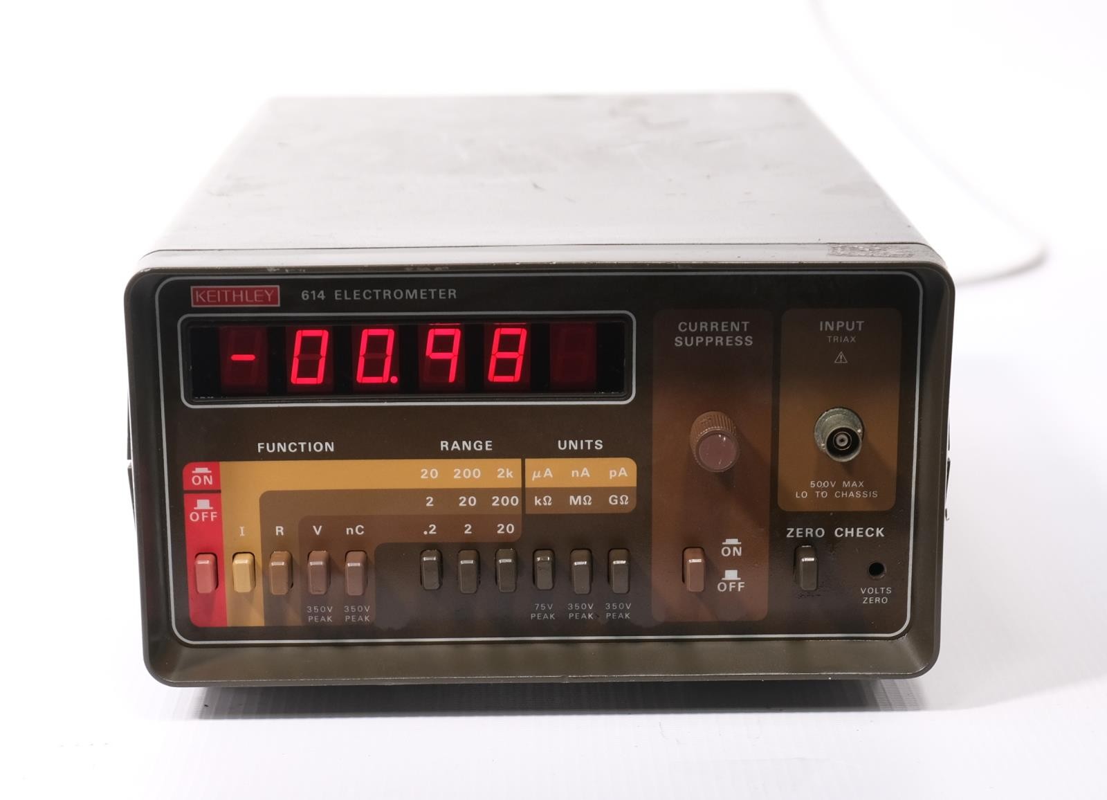 Keithley 614 Programmable Electrometer Keithley 614 Programmable Electrometer