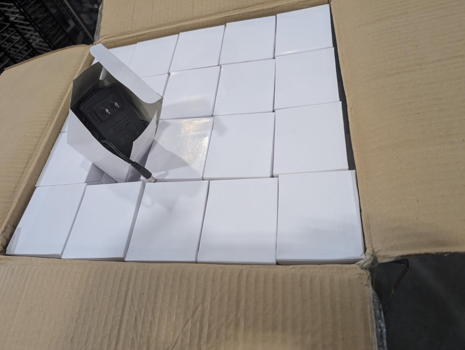 One lot of 80 new in the box power supplies. 2A 12VDC output.