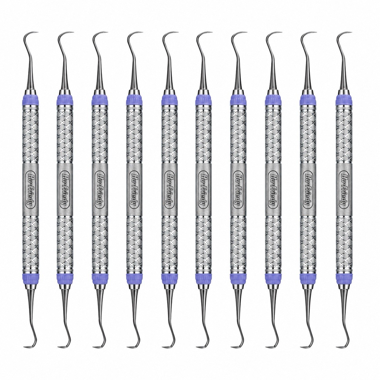 Hu-Friedy 10x SH5/339E2 Double End Dental H5/33 Sickle Scaler #9 EverEdge Handle