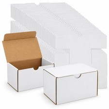 100 PCS Small Shipping Boxes 4x3x3 Corrugated Mailer Boxes Packaging Bulk Lot picture