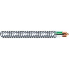 Armorlite Wire 10/2 BLACK/WHITE Solid MC Copper Metal Clad Cable BY THE FOOT picture