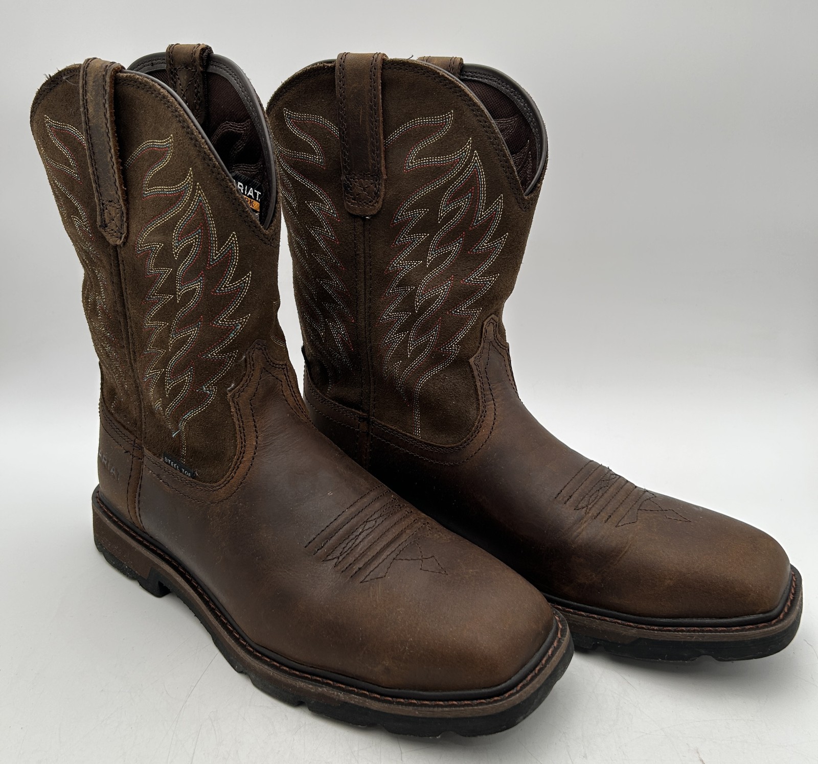 Men\'s Ariat Groundbreaker Steel Toe Boot 10.5 Brown