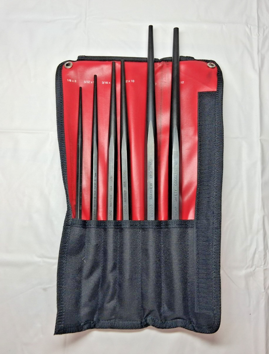 Mayhew 6 PC Drift Punch Set 0.125 to 0.3125\