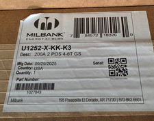 Milbank U1252-X-KK-K3 200A 2-Gang Meter Socket picture