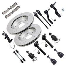 15PCS Front Suspension Kit,Tie Rod End Sway Bar Link picture