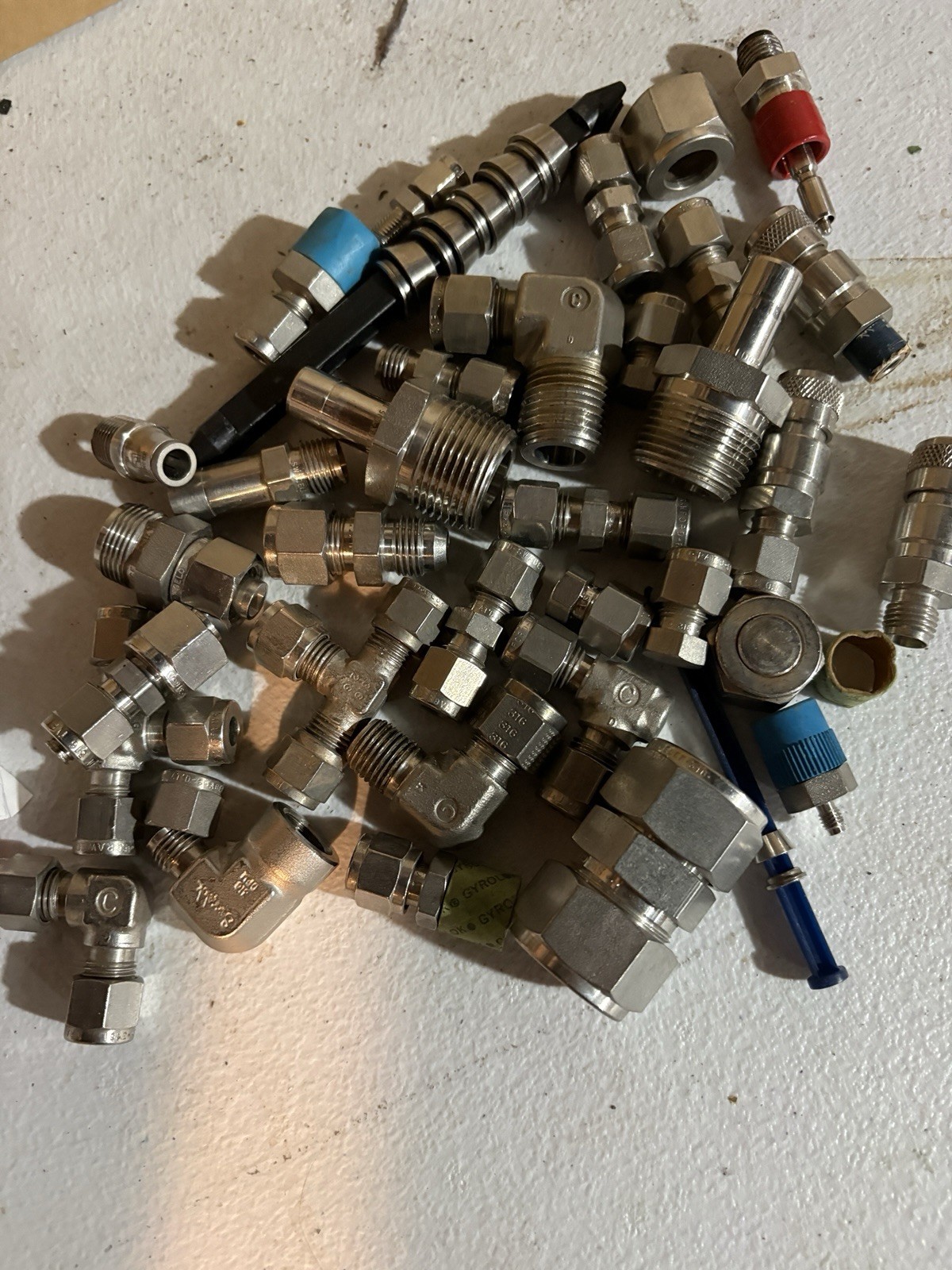 35+ Swagelok 316 Stainless Steel Tube Fittings Valves Mostly NOS All Swagelok