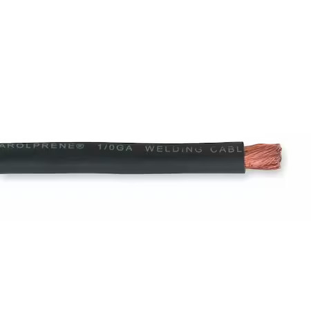 Carol 01776.82.01 Welding Cable, Epdm, 2Awg, 600V, Black, 100Ft