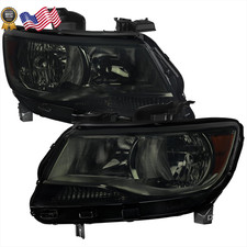 Chrome Smoke Projector Headlights Compatible with 2015-2022 Chevrolet Colorado picture