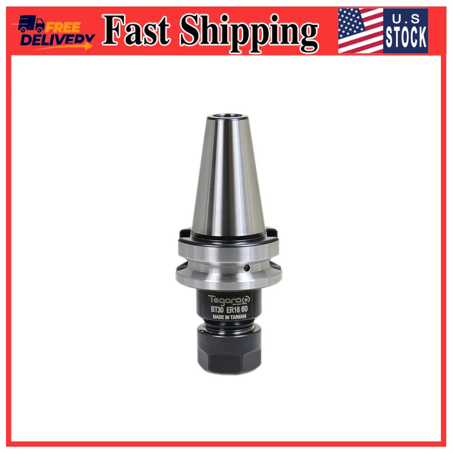 Tegara BT30 ER16 Hex Tool Holder 60mm Collet Chuck 202-6522