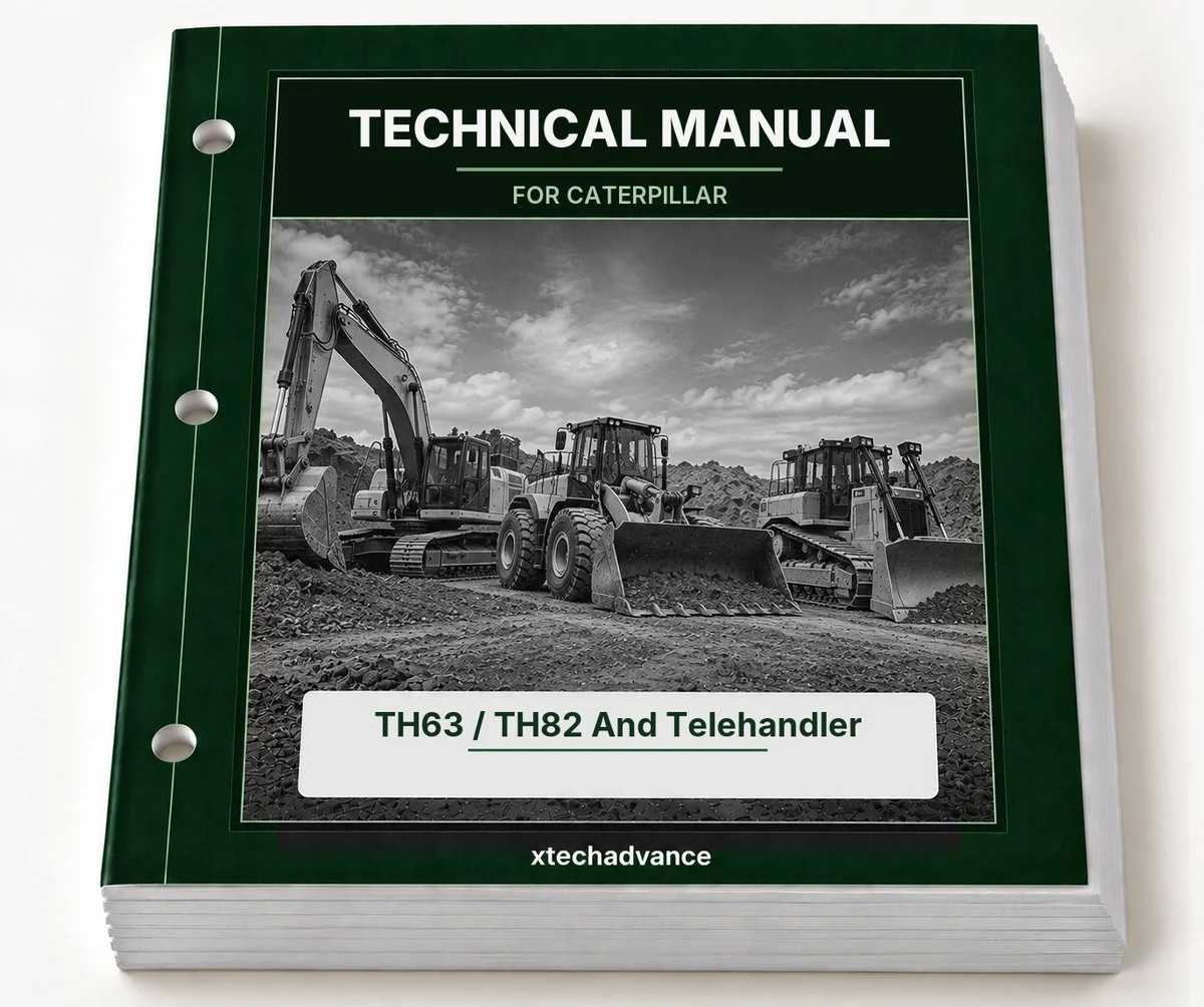Technical Repair Manual fits Caterpillar TH63 TH82 And Telehandler