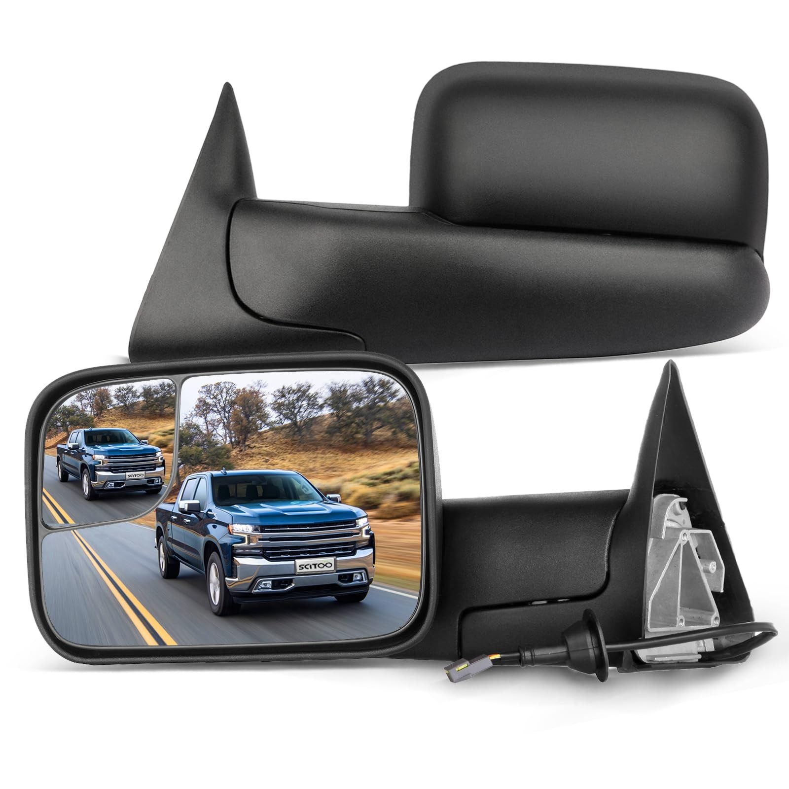 Exterior Mirrors Electrical Operated for Dodge Ram 1500 2500 3500 1994 1997 Pair