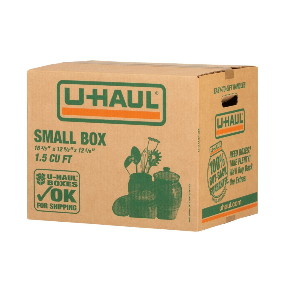 U-Haul Small Moving Box 16 x 12 x 12 Inch - Packing, Shipping & Storage Box